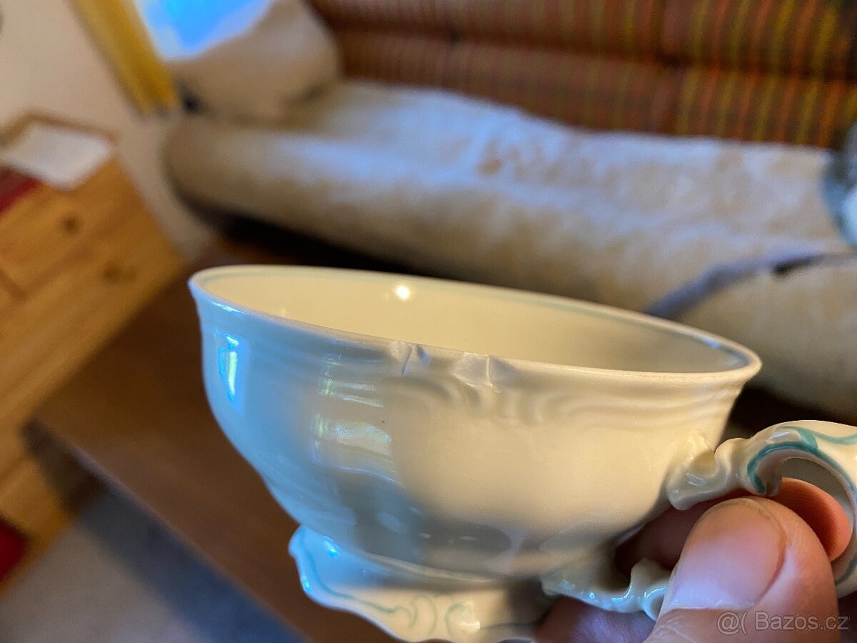 Historický porcelánový servis značky Pirkenhammer - 4