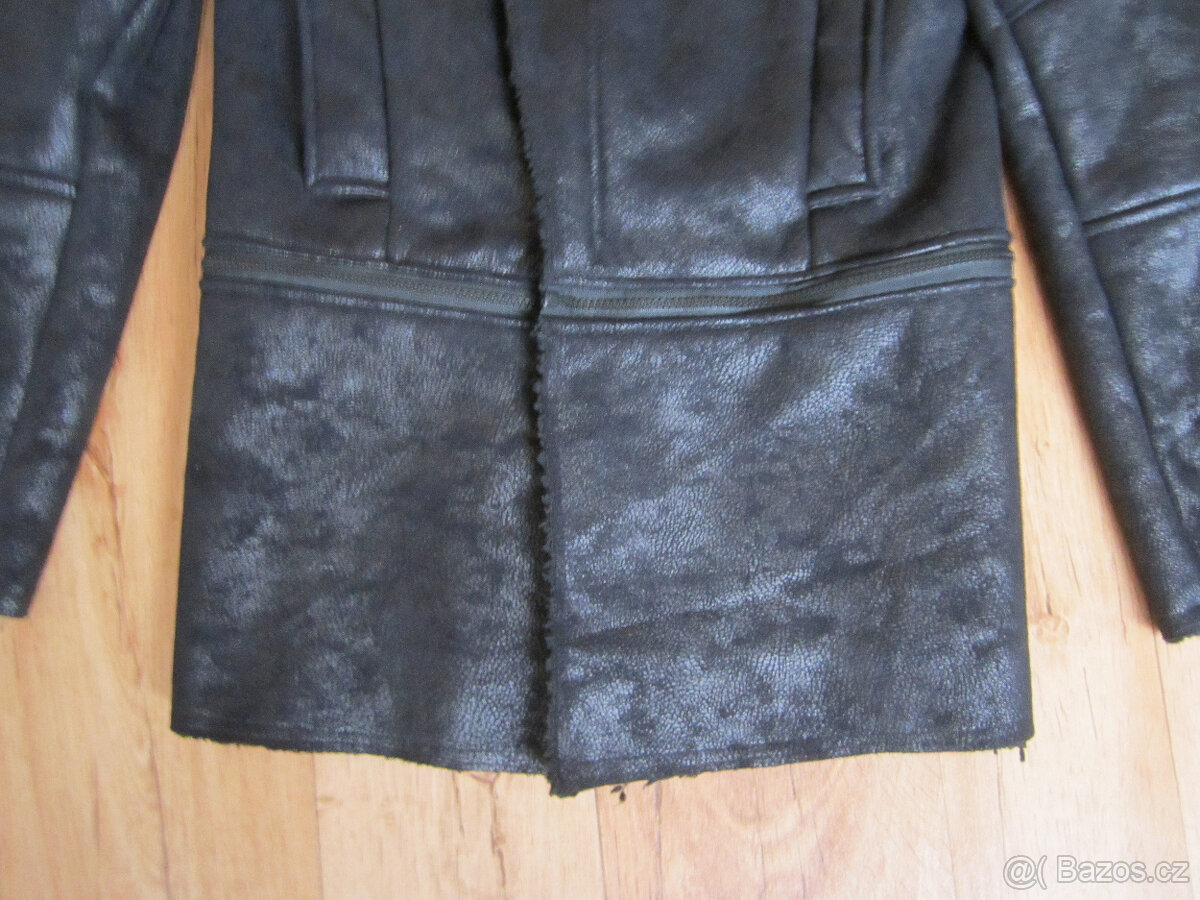 Dvě bundy v jedné, vzhled semiše, vel. S/M, podzimní/zimní - 4