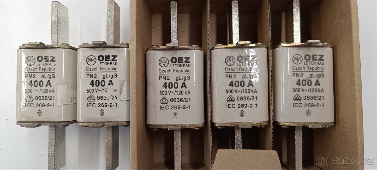 Nožové pojistky 400A - 4