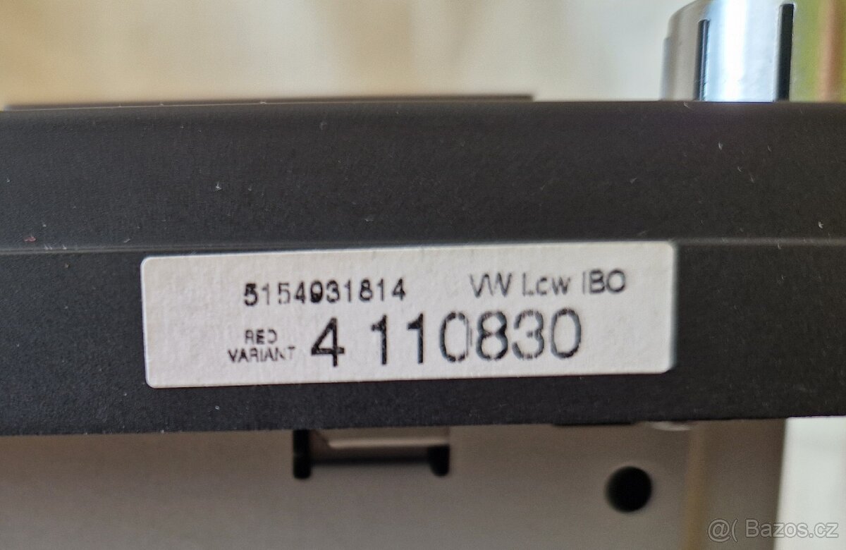 Autorádio VW RCD 310 mp3, odblokované - 4