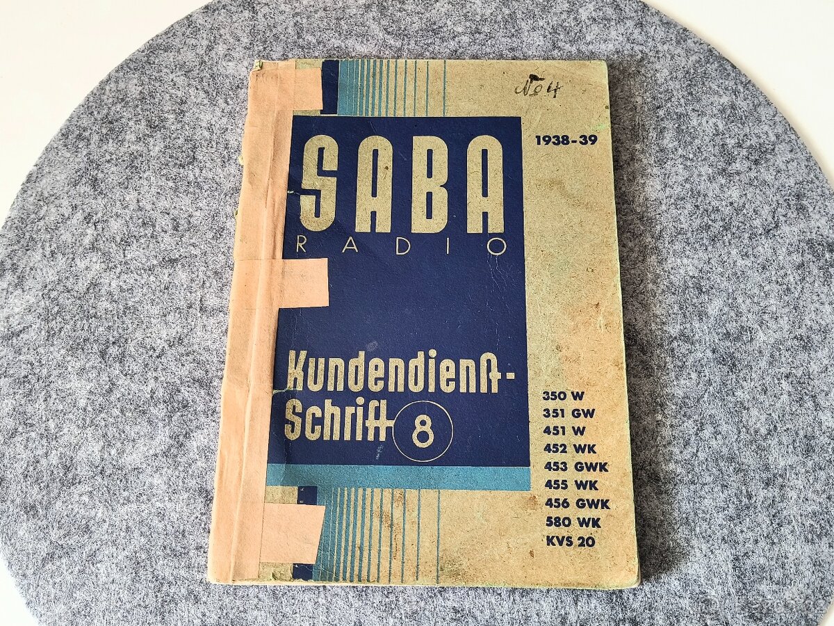 Starožitné prospekty a návody k rádiím - 4