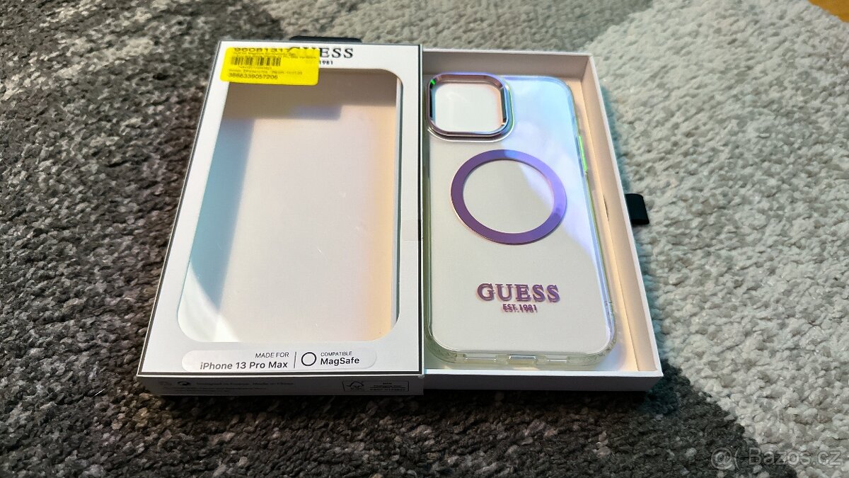 Kryt Guess na iPhone 13 PRO MAX - růžovobílý - 4