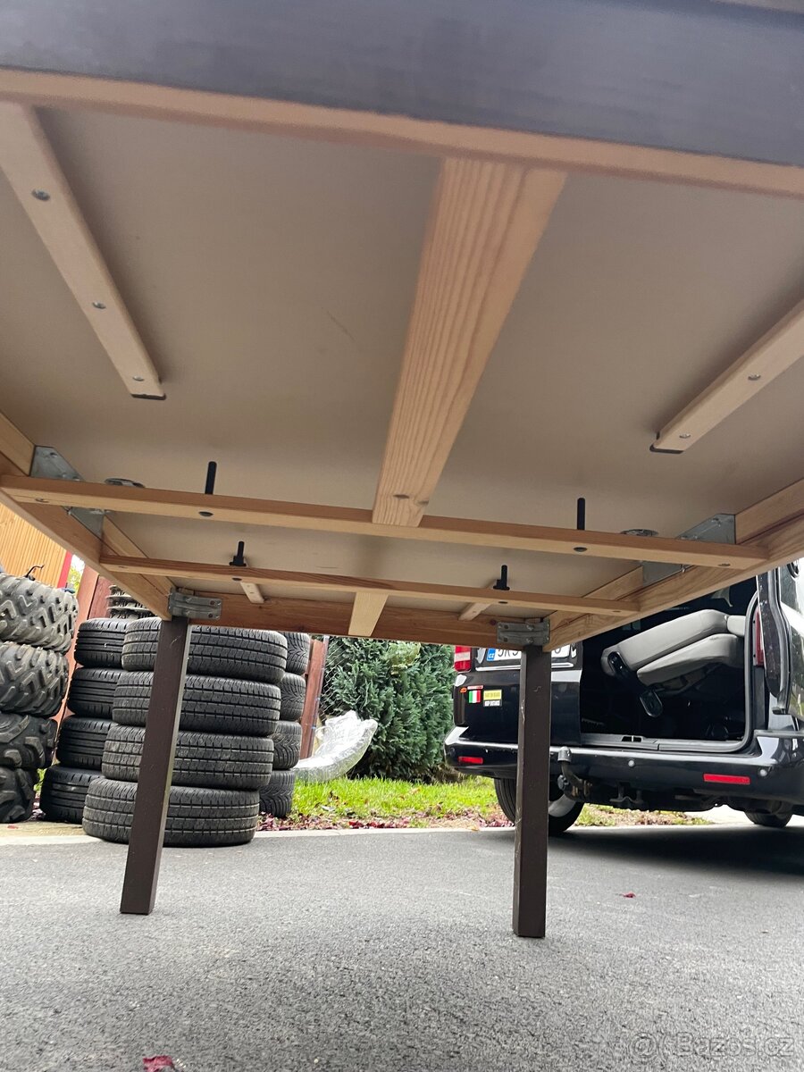 Jídelní stůl + židle + televizní stolek - 4