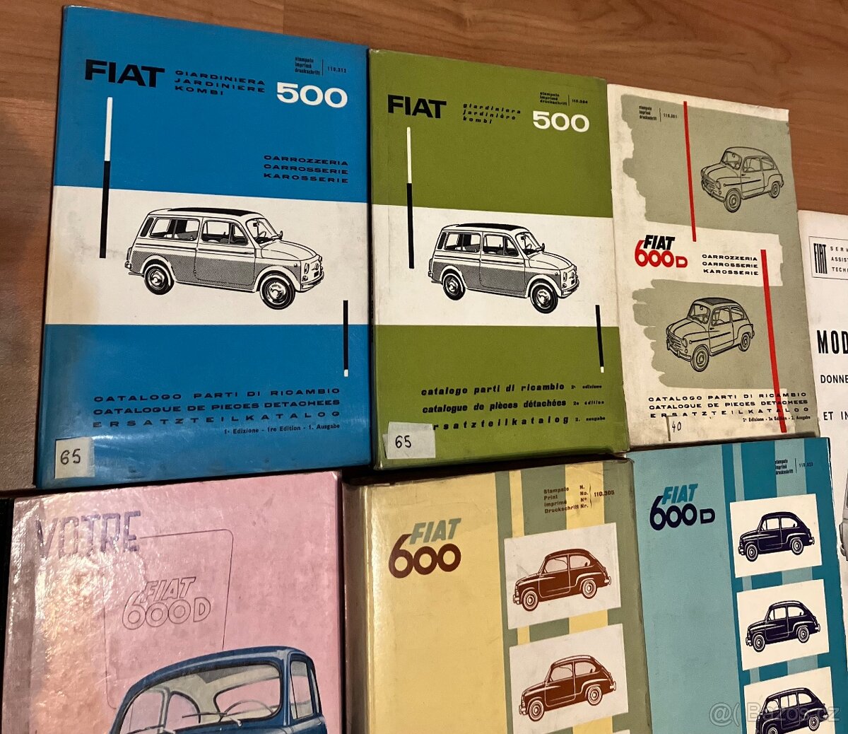 Fiat 500, 600, 600D, 124spider, 1100, 1200cabrio - 4