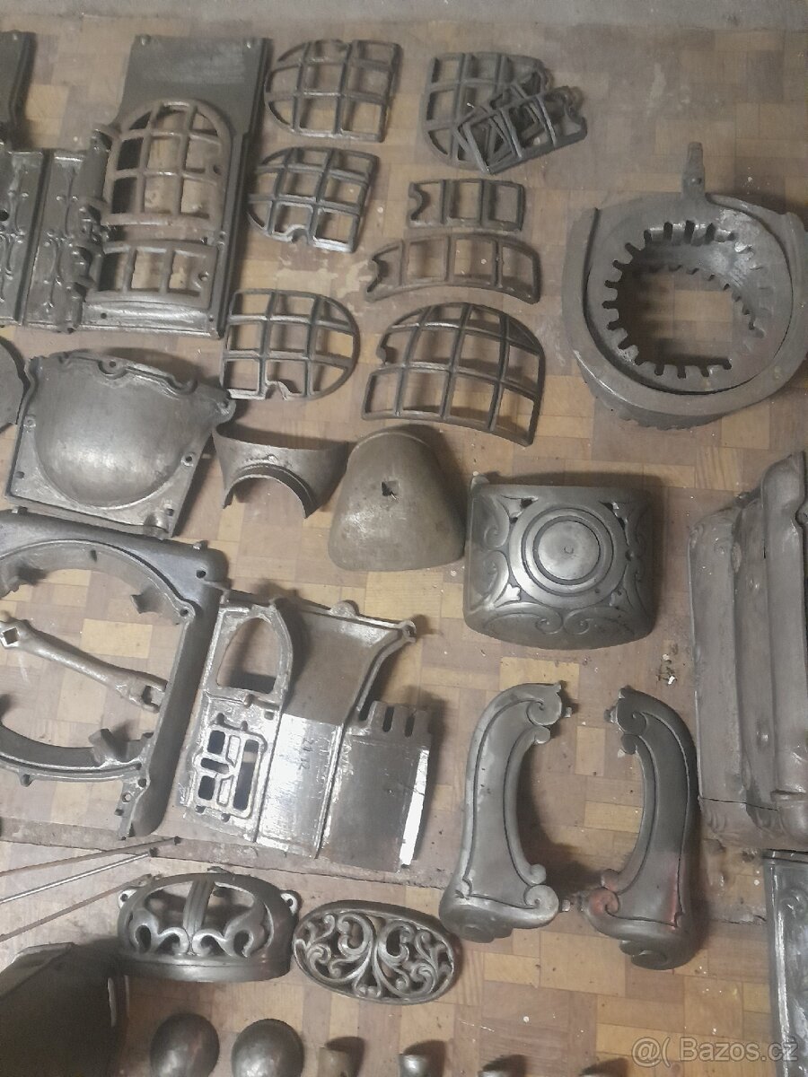 Prodám jednotlivé díly na Americká kamna Harding 12 - 4