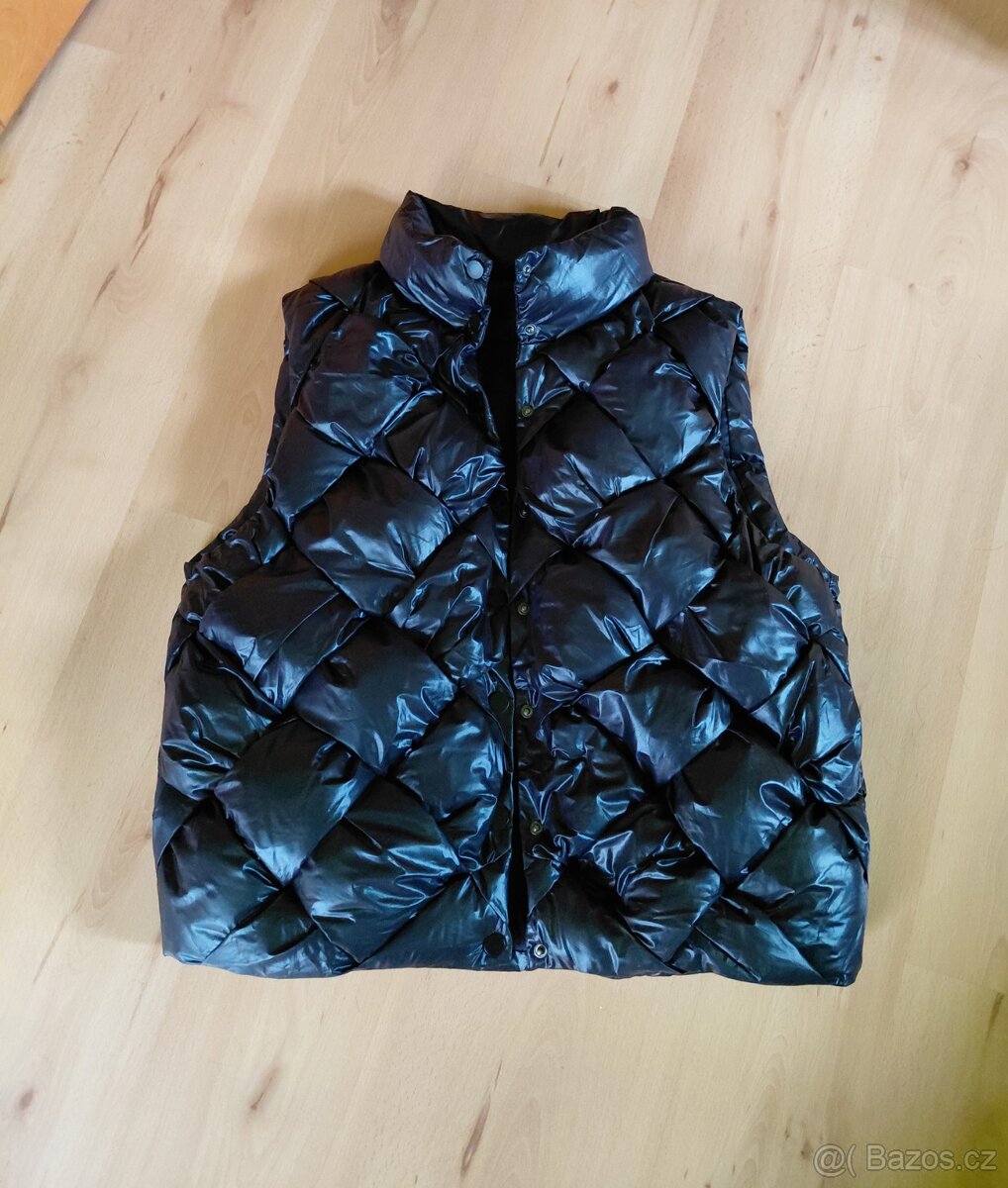 Nová černá vesta velikost L - 4