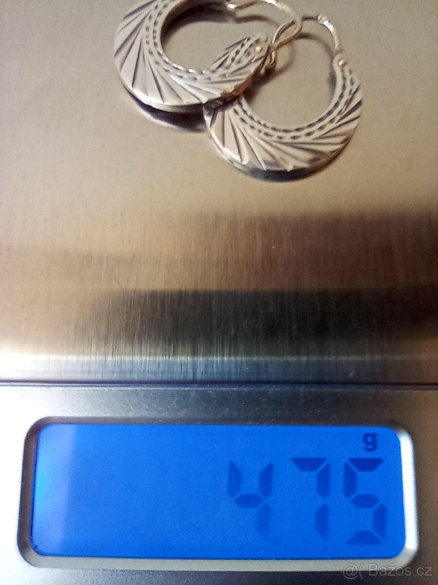 Stříbrné náušnice z 1. pol. 20. stol - 4