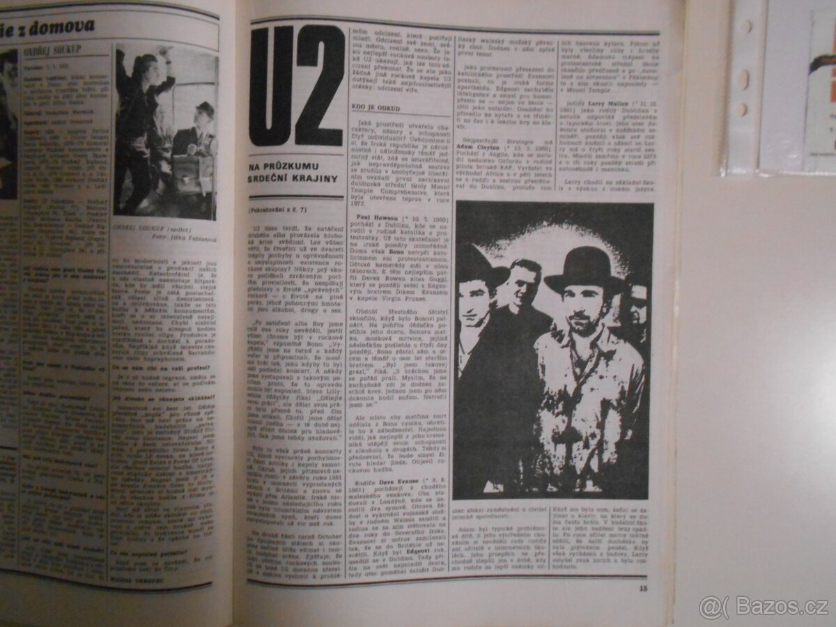 U2 - VSTUPENKA + ČASOPIS MELODIE + ČLÁNEK ROCKPOP - 4