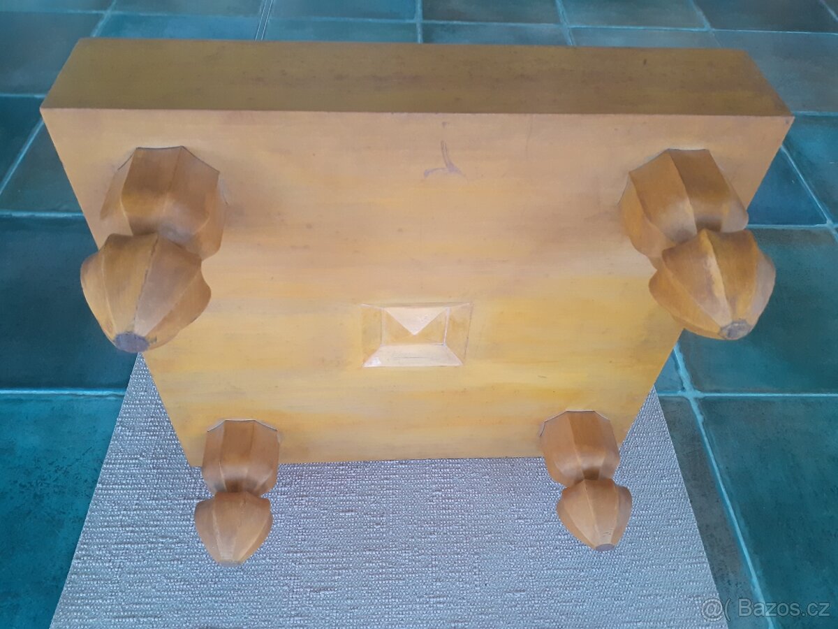 stará japonská dřevěná Go-Board - 4