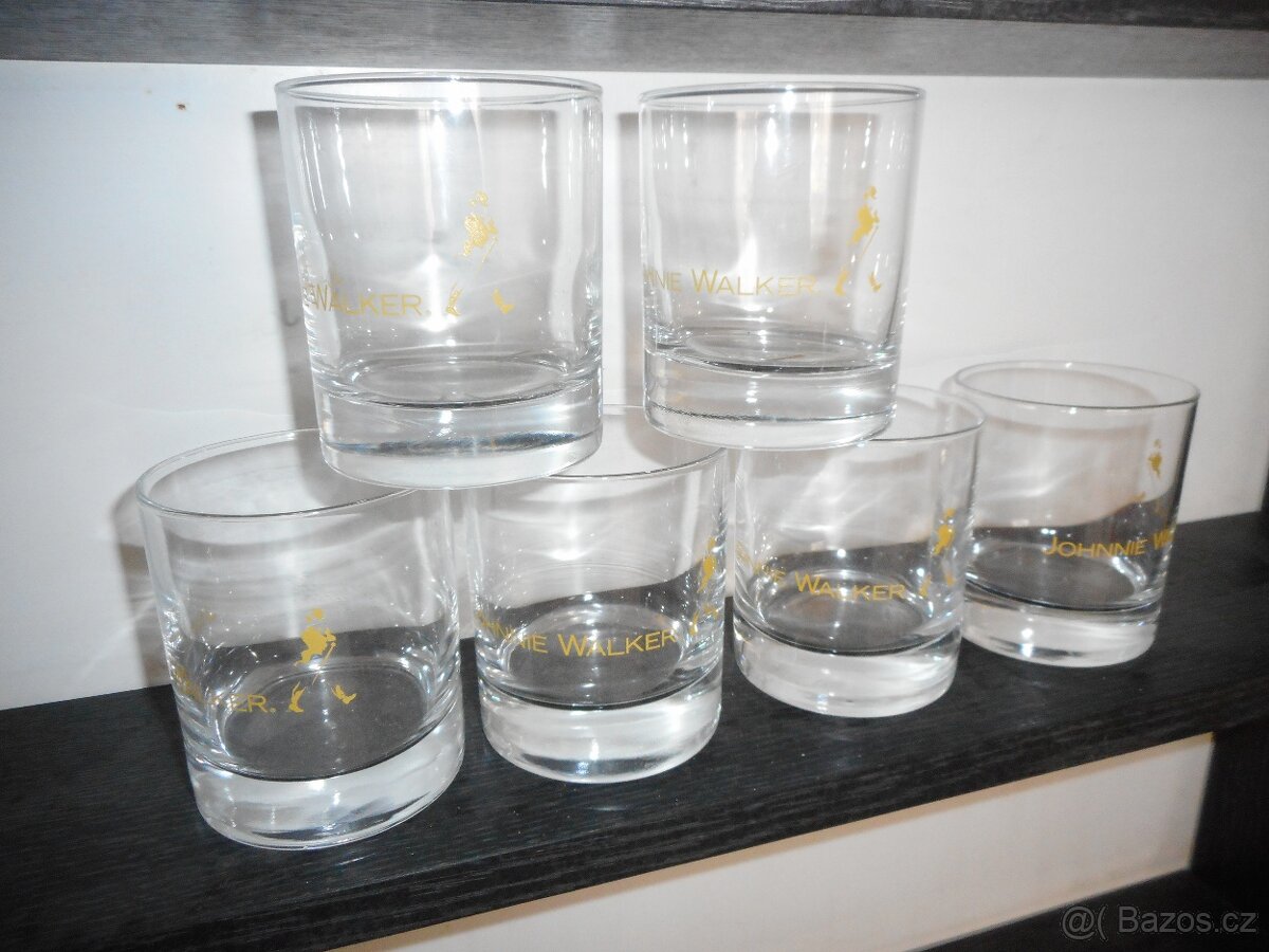 Sklo panáky Johnnie Walker - 4