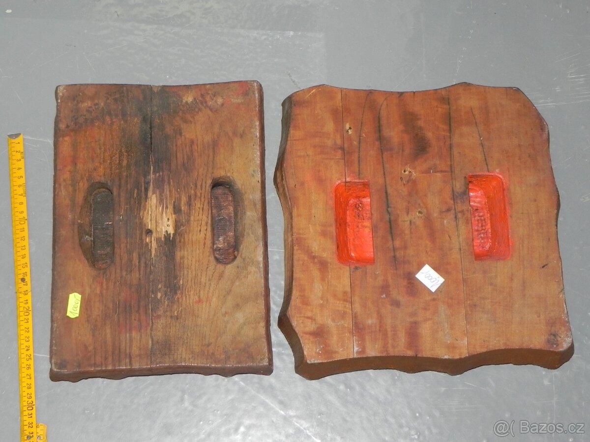 Staré modrotiskové matrice, forma modrotisk - 4