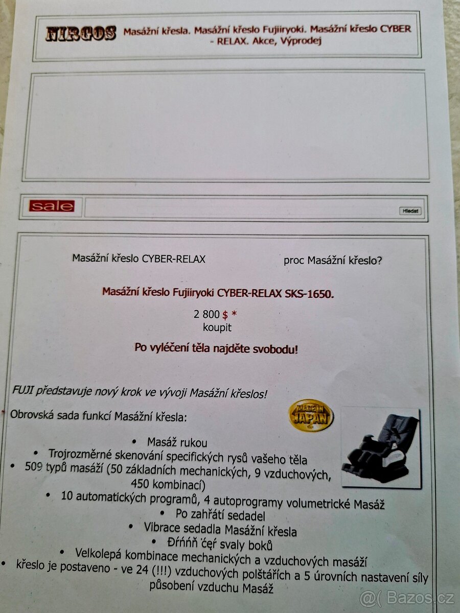 Masážní křeslo - 4