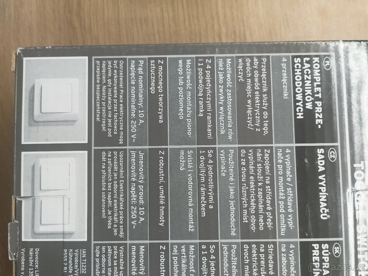 Vypínač, zásuvka - 4