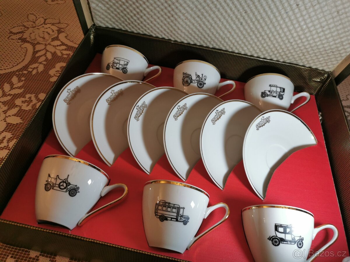 Ministerstvo vnitra SNB porcelánová souprava z 50.let MZ - 4