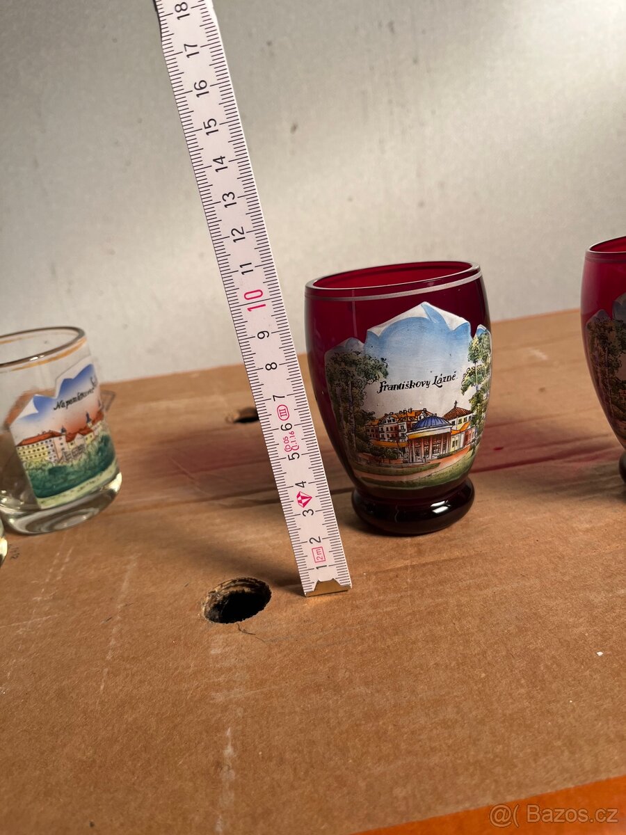 Původní Památeční skleničky– Fra. Lázně a Sv. Hora - 4