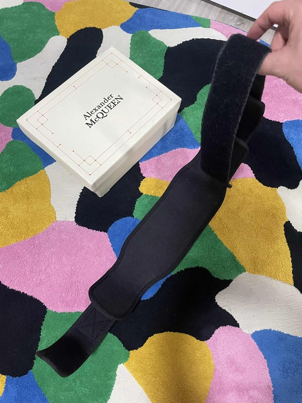 Oxylane černý posilovací opasek na vzpírání - 4