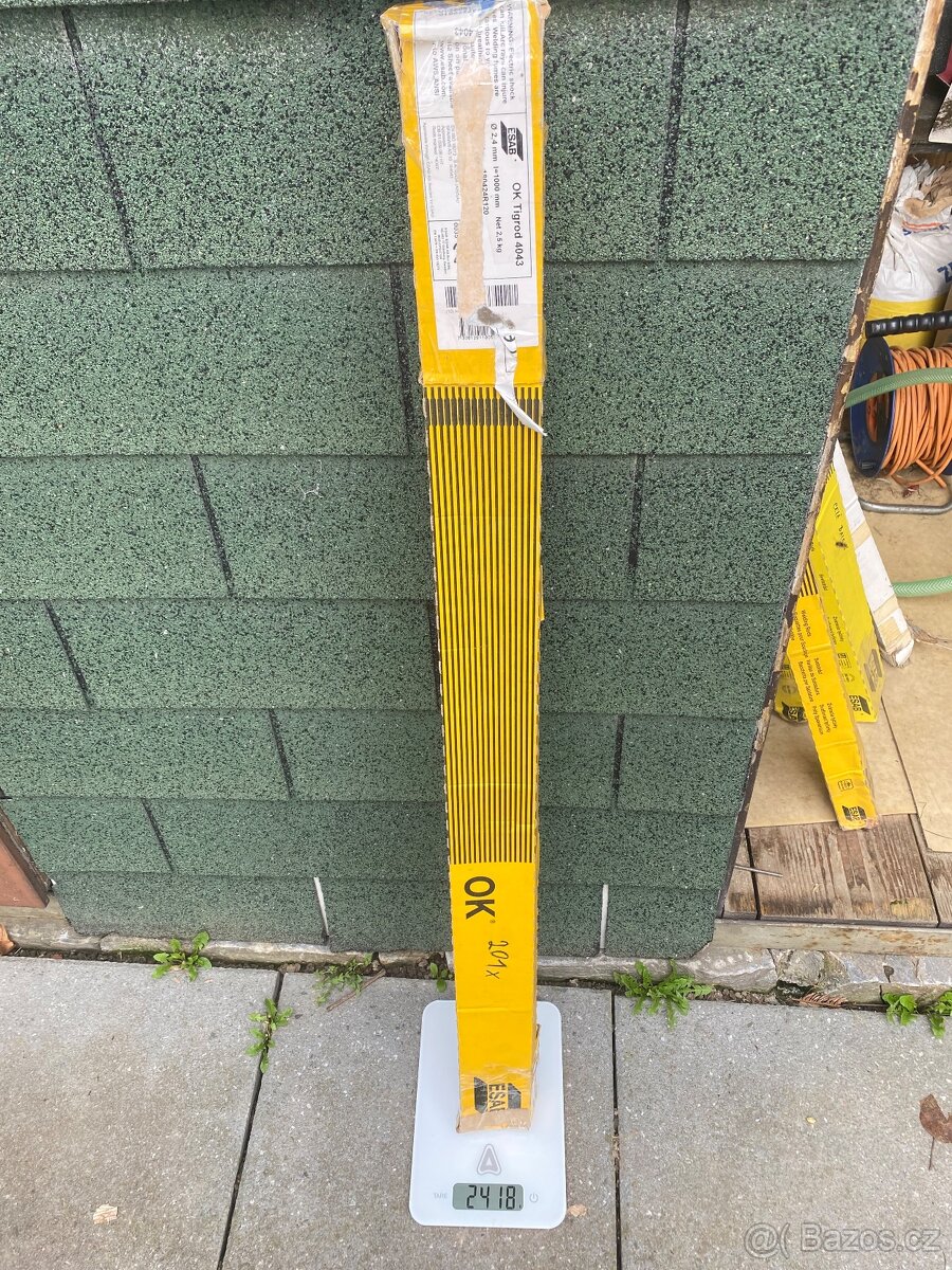 Svařovací dráty ESAB OK TIGROD 4043 a 4047 - 4
