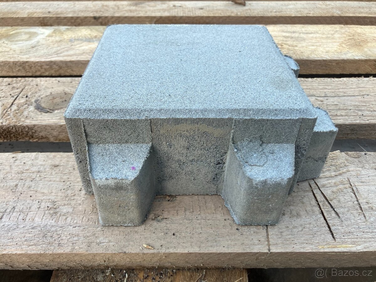 Vegetační dlažba DITON, rozměr 20x20x8, barva přírodní - 4