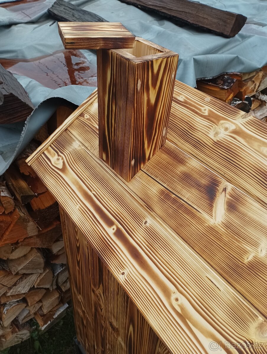 Dřevěné udírna - 4