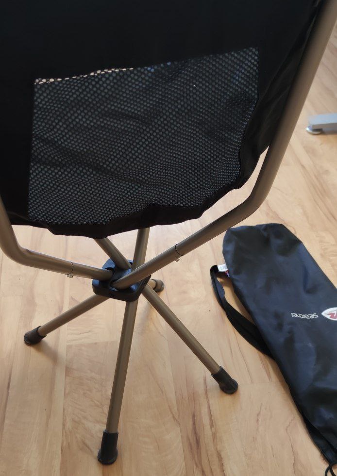 Skládací židle Searcher černá - 4