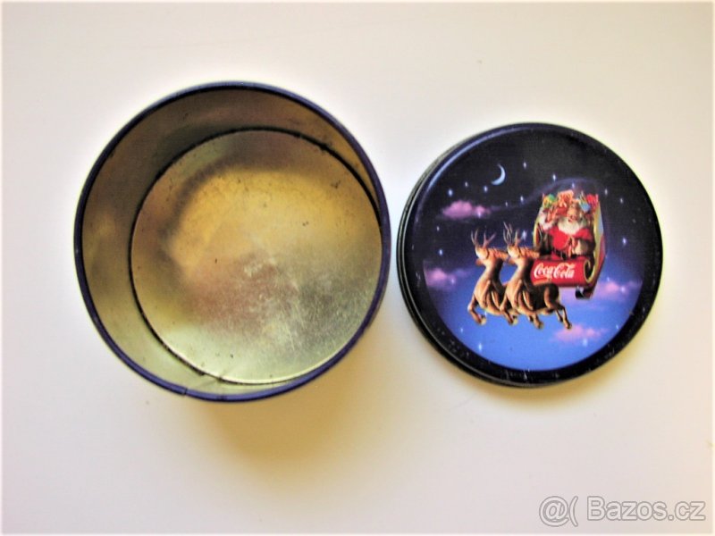 Malá plechová krabička coca cola - 4