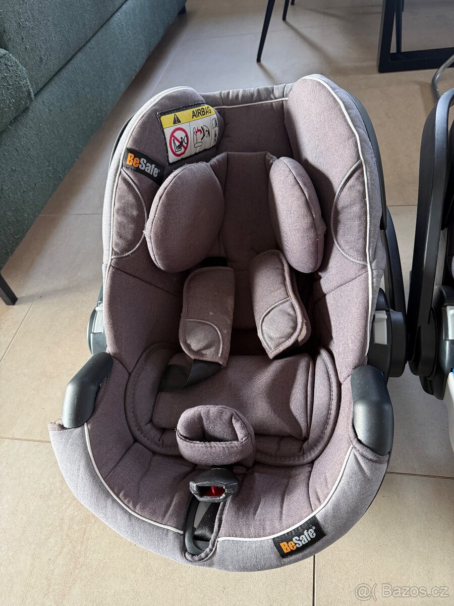 2x autosedačka BeSafe + 1x Isofix - 4