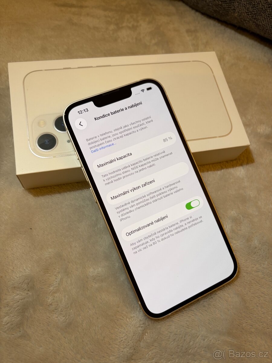 iPhone 13 128GB White , stav 9/10 - 4