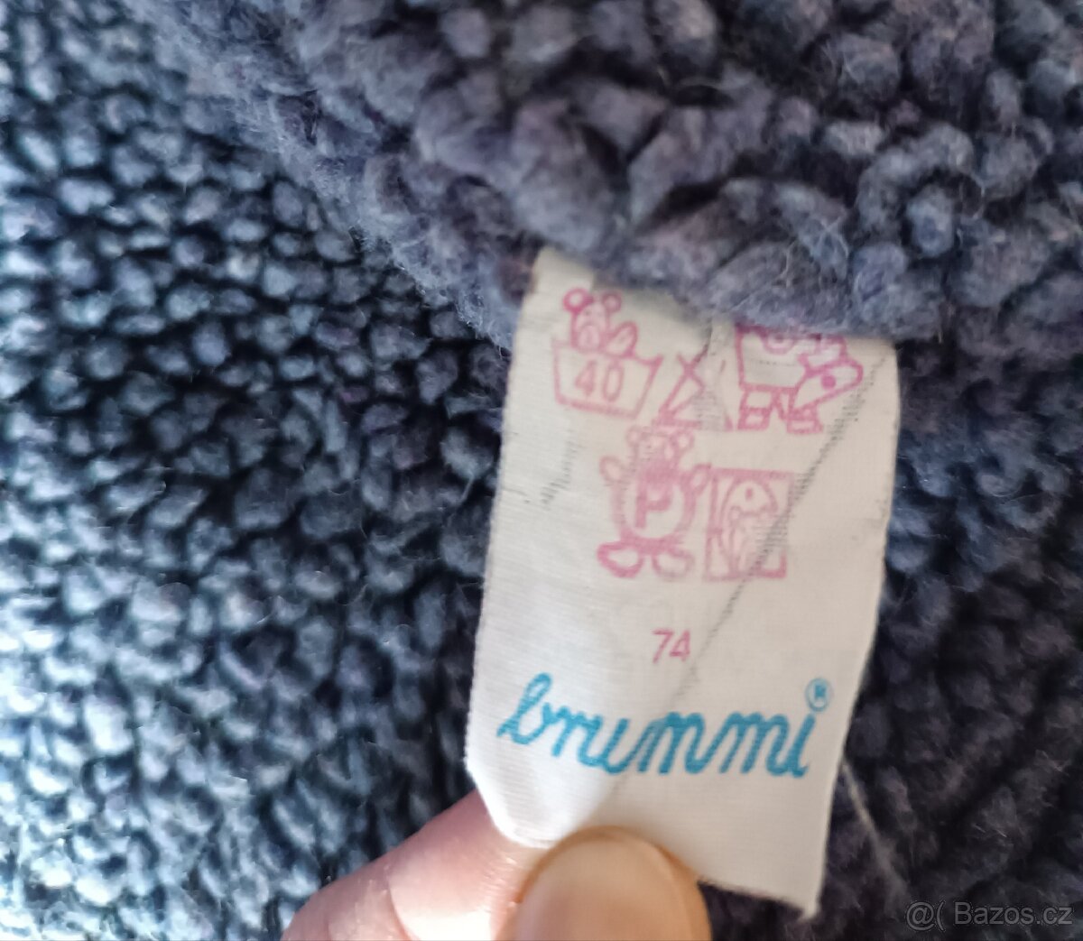 Teplý kabátek, vel. 74 - 4