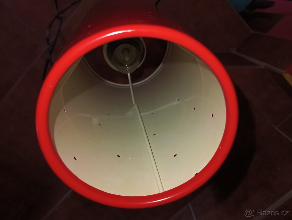 TALLVIK Lampička retro z Ikei 90 léta výška 60 cm červená - 4