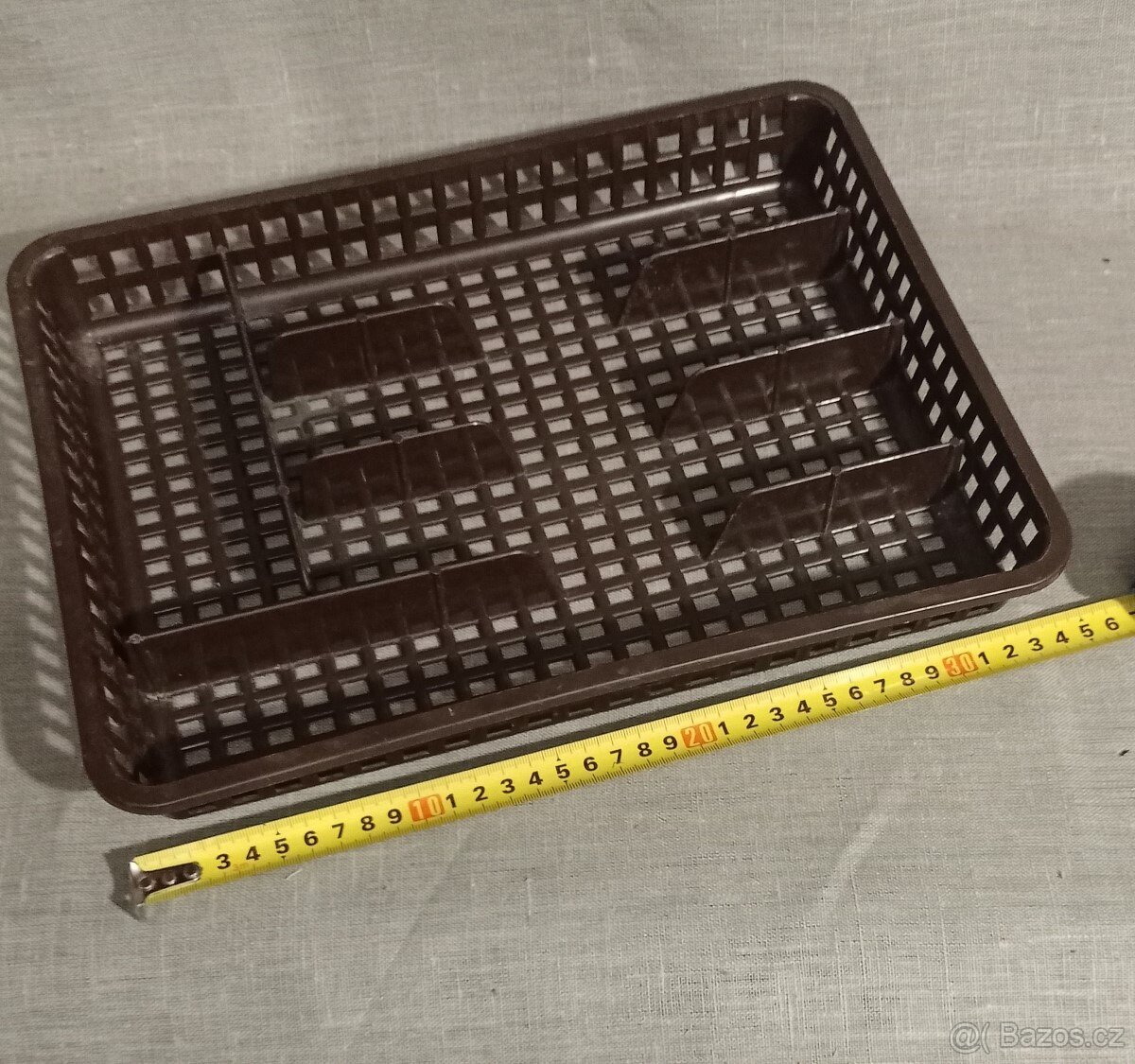 příborník organizér na příbory hnědý - 4