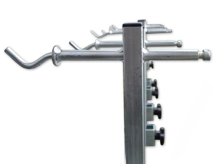 Otočný lakýrnický stojan SL2 - 10 ramen - 4