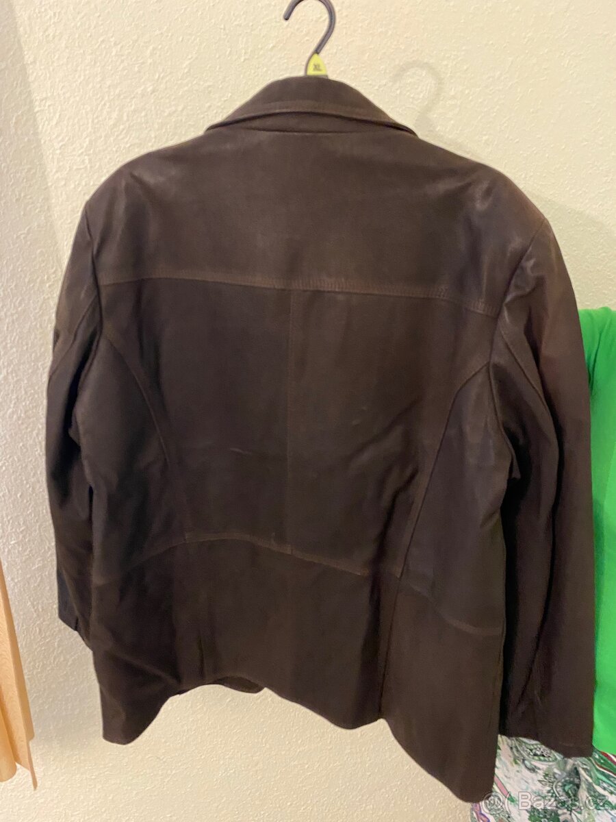 Pánská zimní kožená bunda - 4