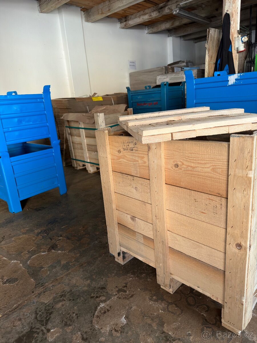 Dřevěná bedna s víkem - 4