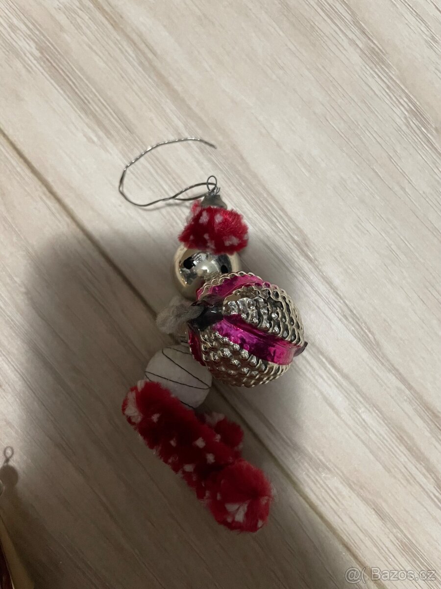 Sběratelské vánoční korálkové ozdoby🎄foukané skleněné posta - 4