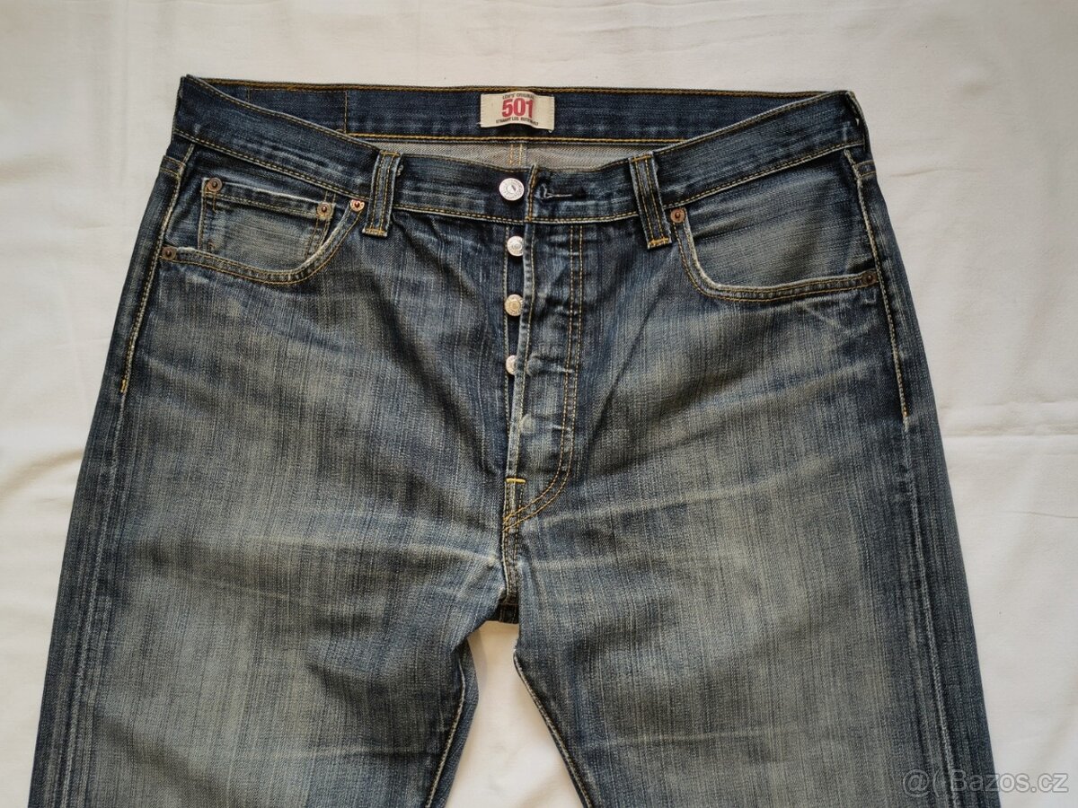 Pánské džíny - LEVIS® 501, vel. 36 x 34 - 4