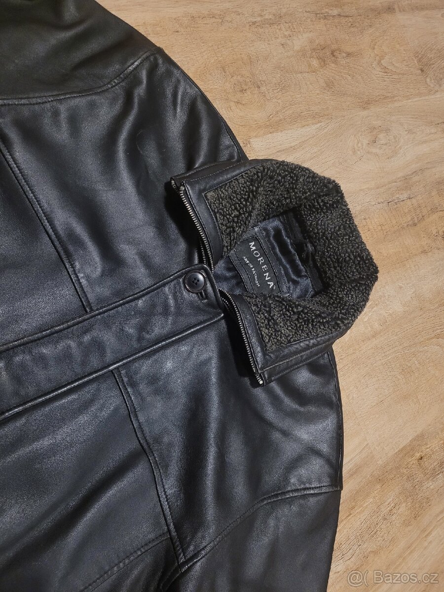 Černá kožená bunda Morena - 4