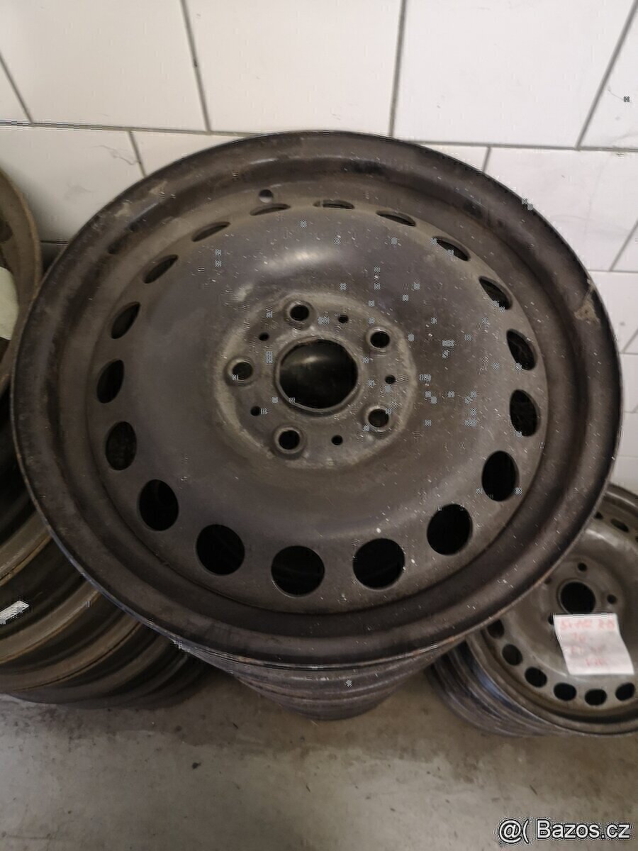 5x112 r15 plechové disky - 4