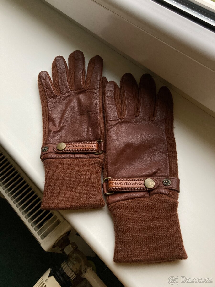 Kožené rukavice replay vel.S - 4