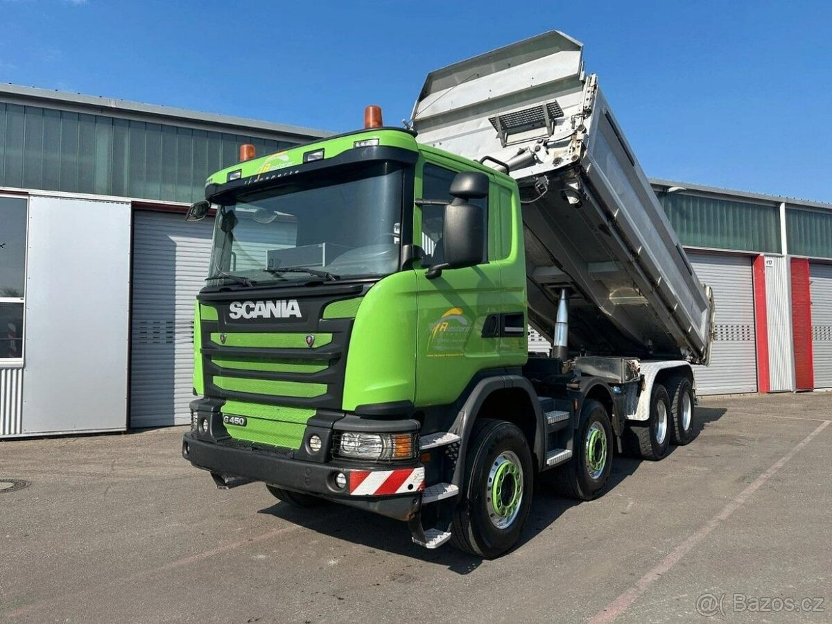 Scania G450 8x4 / S3 sklápěč / Retardder/ Boardmatik - 4