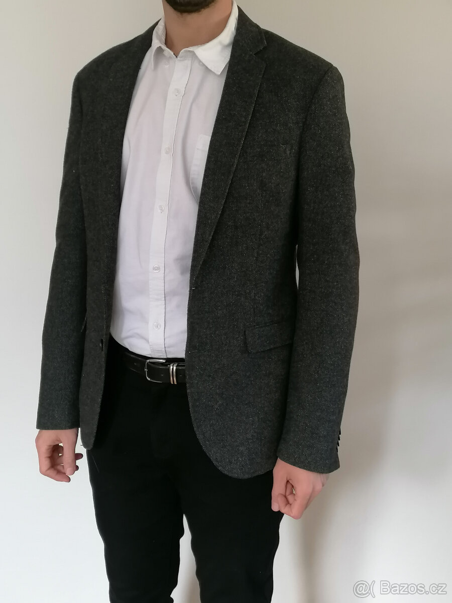 Pánské vycházkové sako MONTEGO - 4