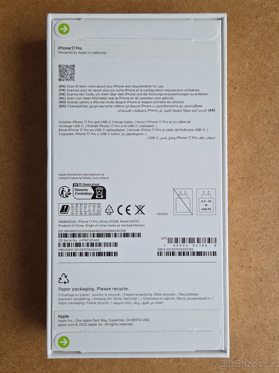 iPhone 17 Pro 512GB Silver NOVÝ NEROZBALENÝ - 4