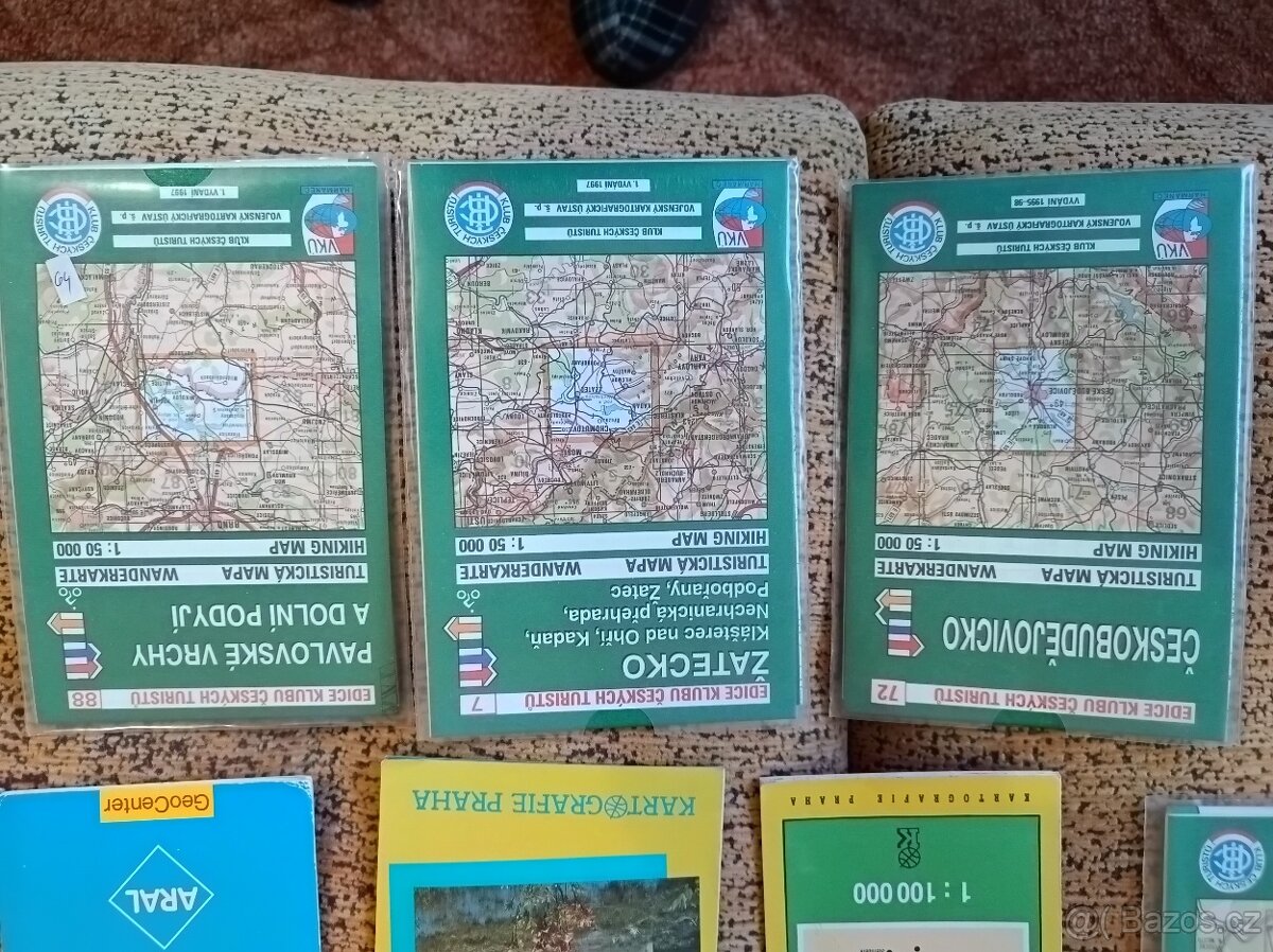 Mapy a autoatlasy staršího data. Něco i nové. - 4