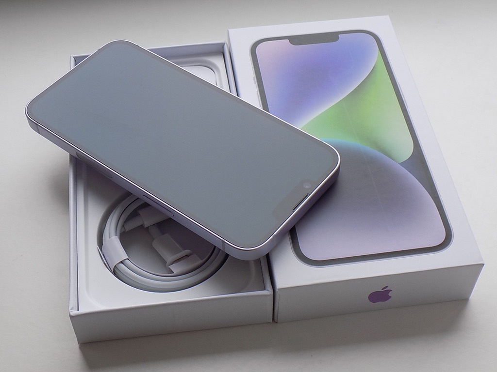  APPLE iPhone 14 256GB Purple - ZÁRUKA - TOP STAV - 4