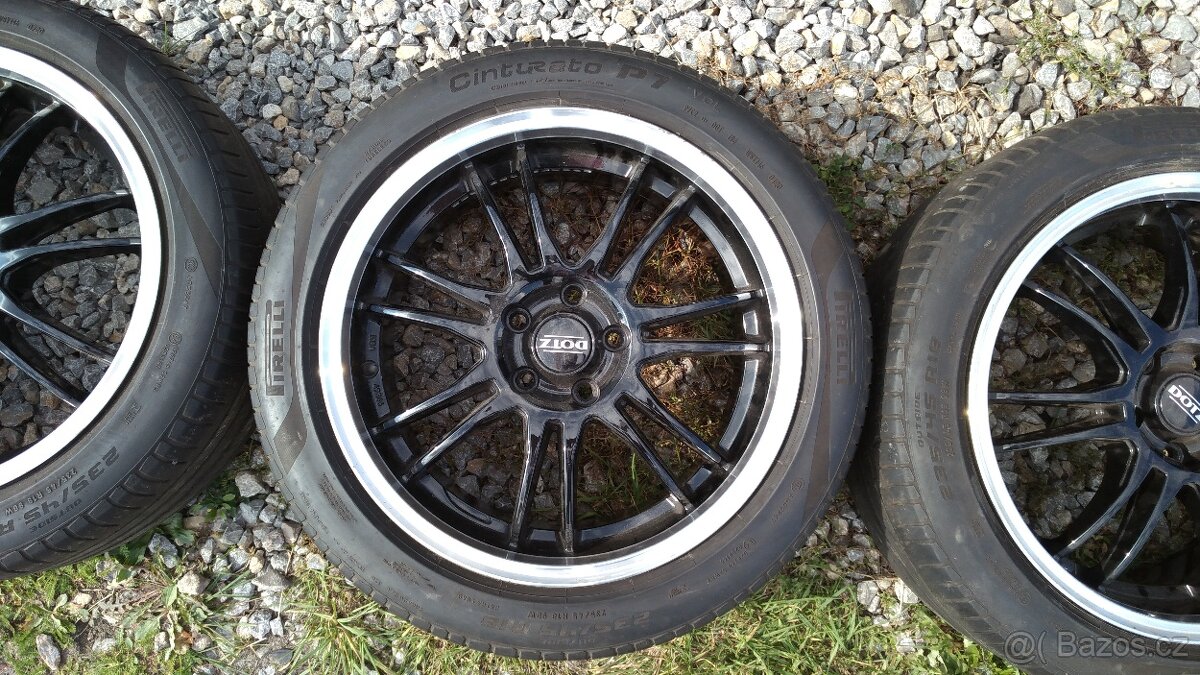 Sada alu kol DOTZ s letními pneumatikami Pirelli – 4 ks - 4