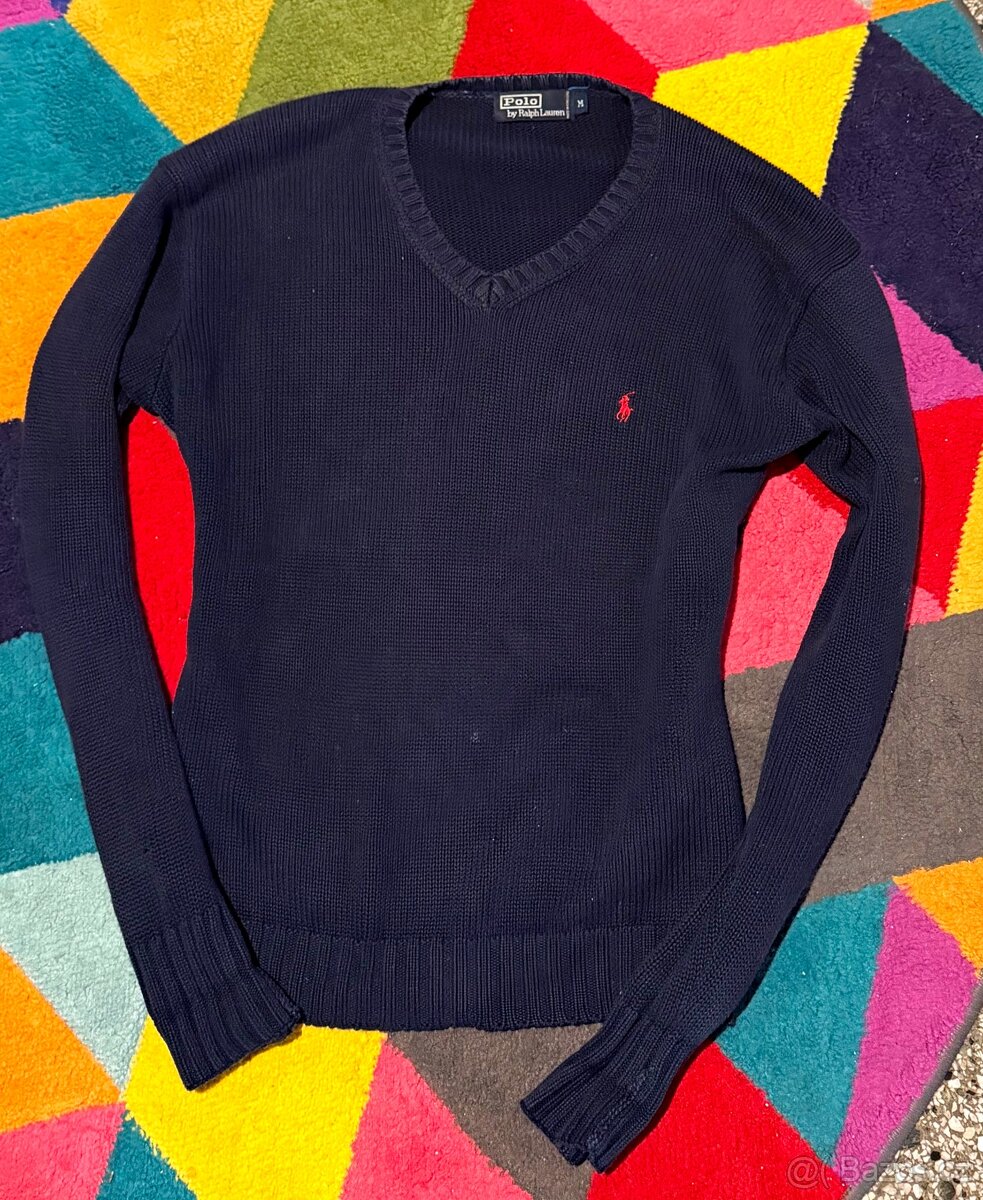 RALPH LAUREN ❤️🤗🤩KRÁSNÝ PÁNSKÝ SVETR - 4