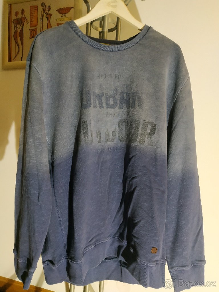 Pánská mikina Camel Active nová vel. M, 3XL khaki, modrá - 4