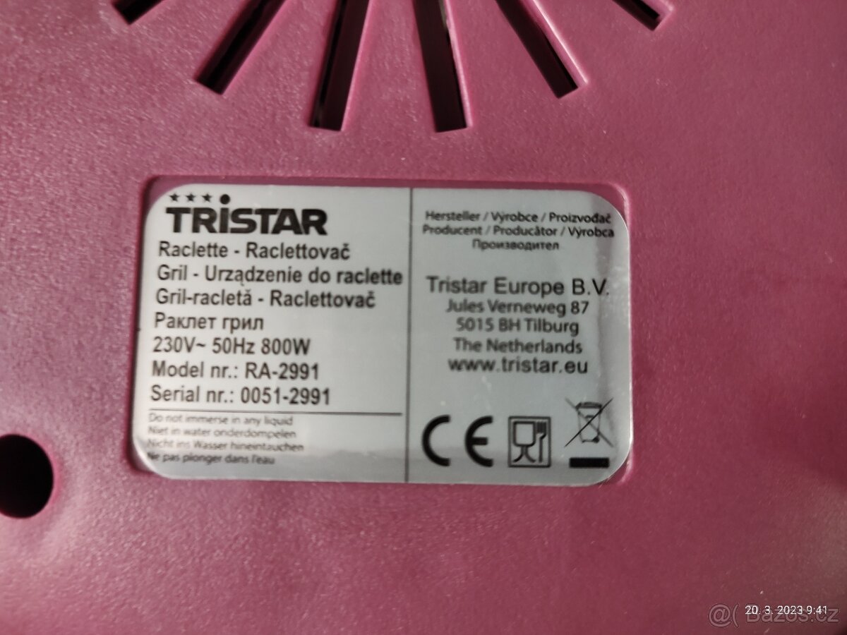 Tristar raclette gril - 4