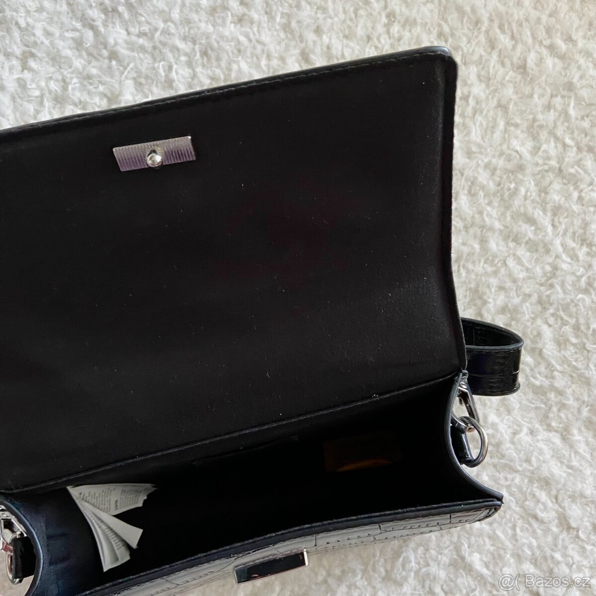 Dámská černá kabelka přes rameno. Nová - 4