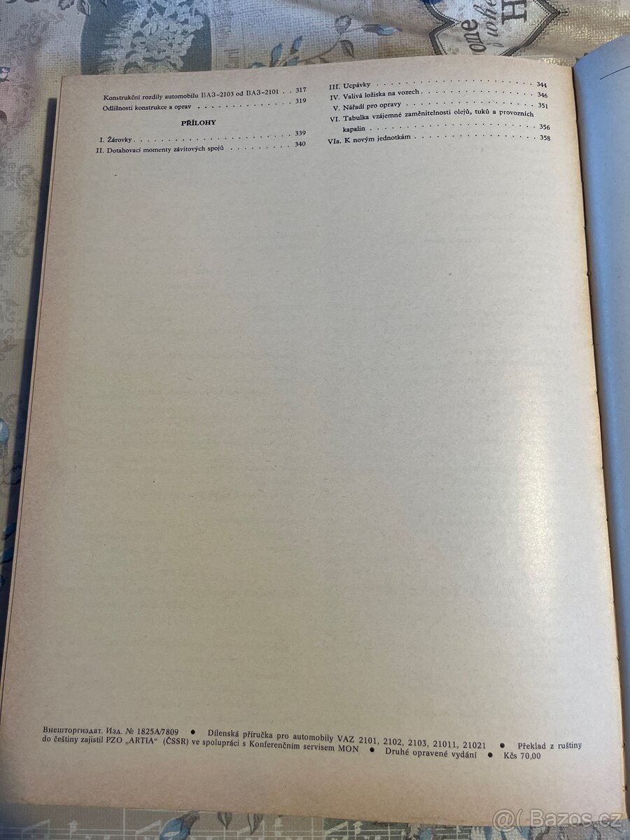 Kniha LADA BA3 Dílenská příručka - 4