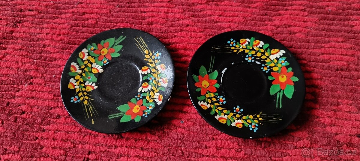 2 x šálek s podšálkem, porcelánový Epiag, Chodsko - 4